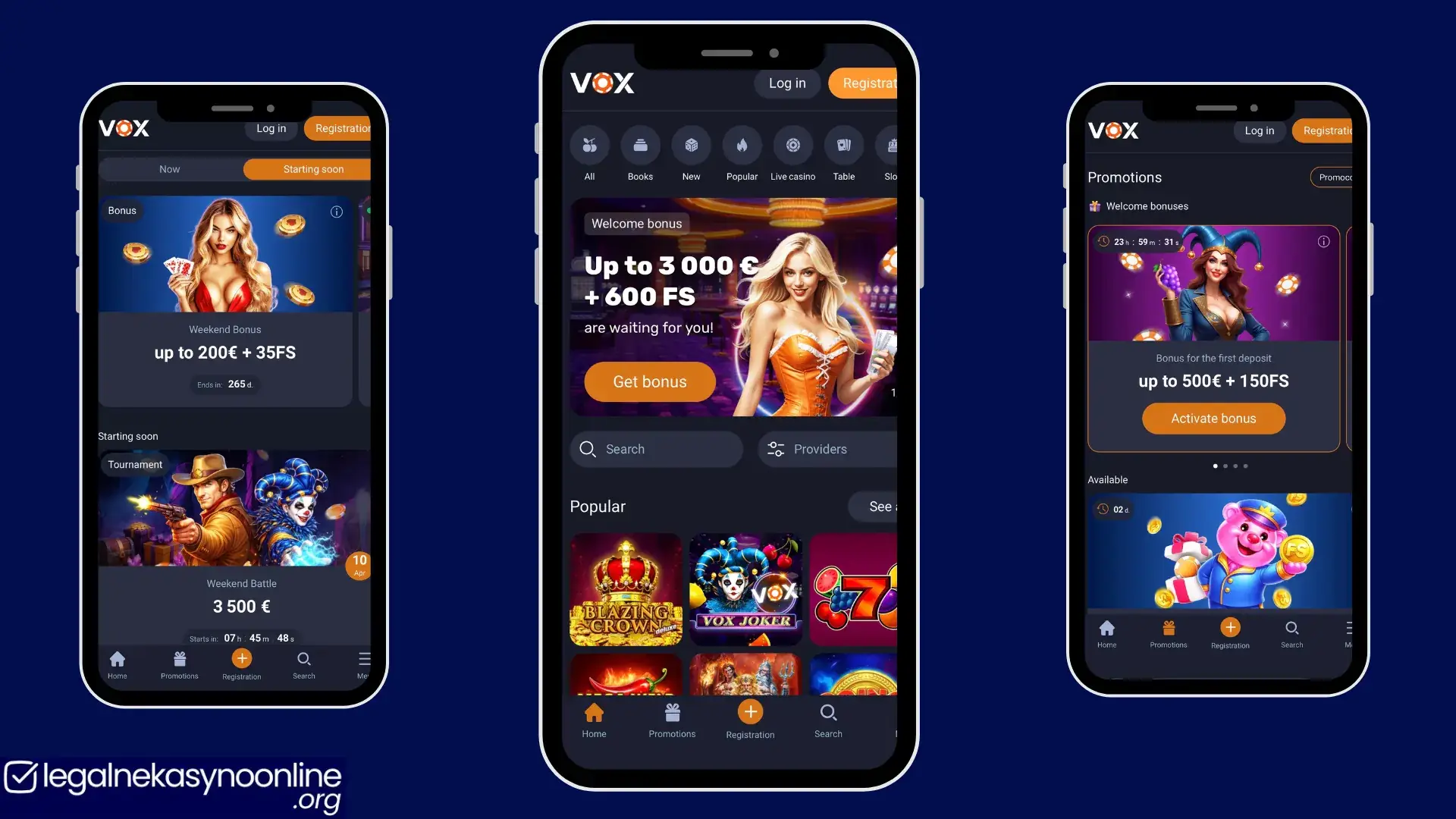 Vox casino na telefonie