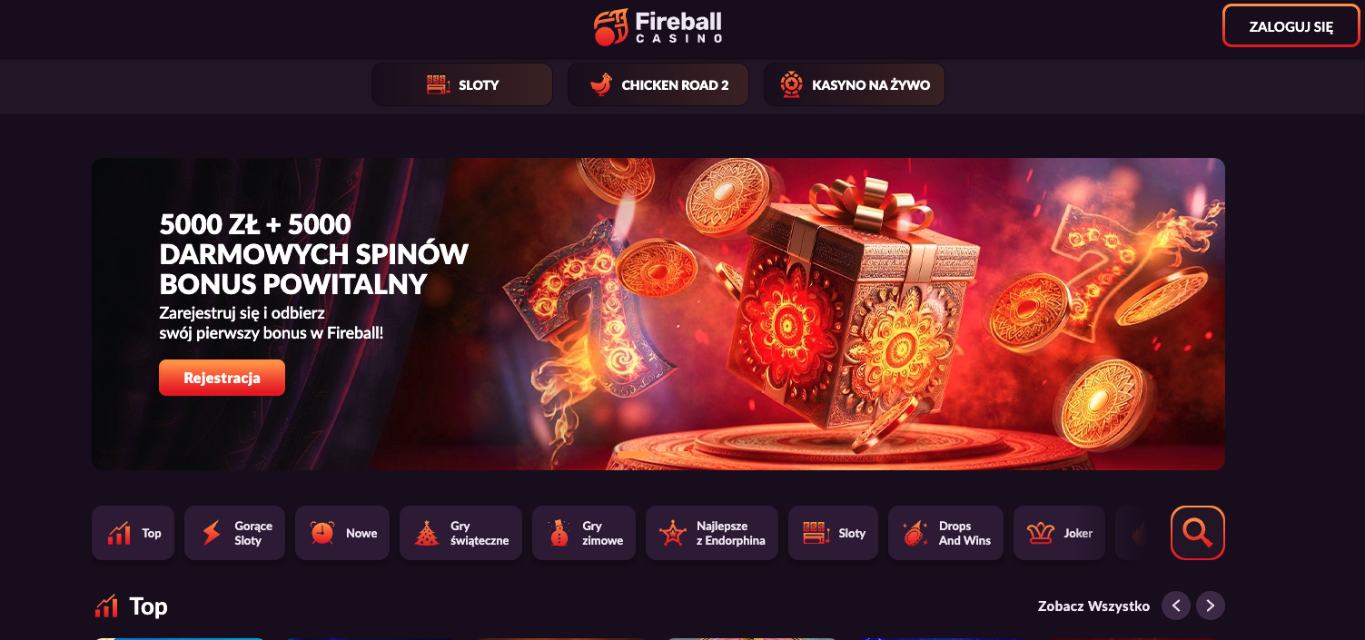 fireball casino