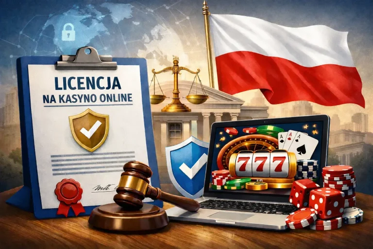 licencja na kasyno online z polska flaga