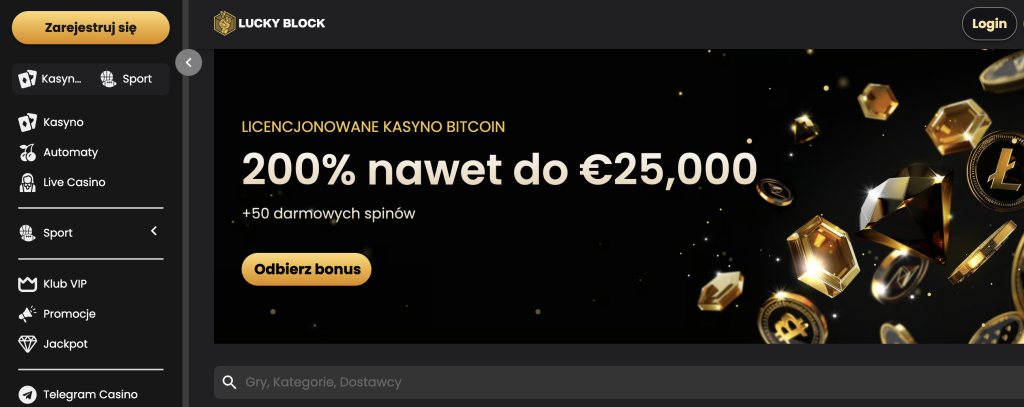 lucky block legalnekasynoonline krypto