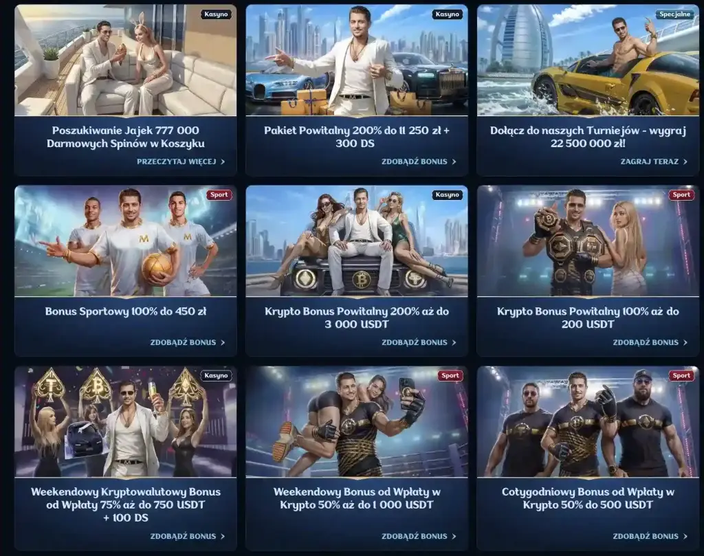 Promocje dla aktywnych i stałych graczy w kastynie Millioner