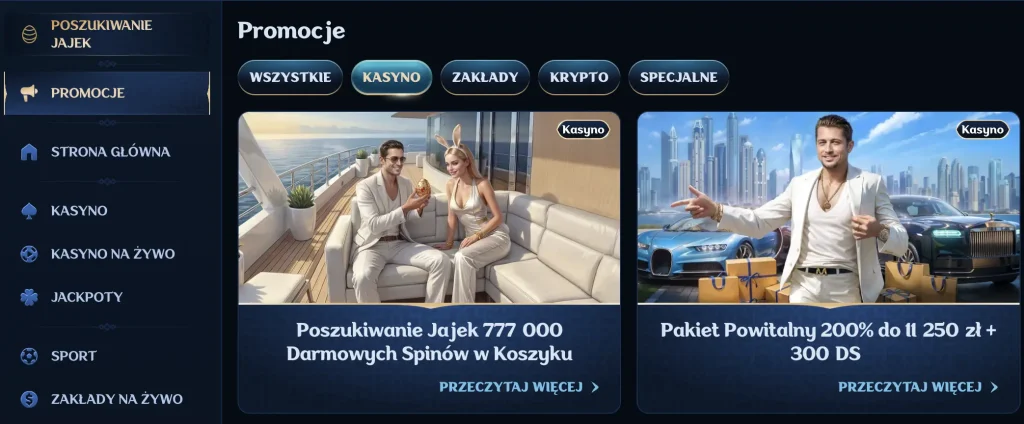 Strona główna kasyna Millioner