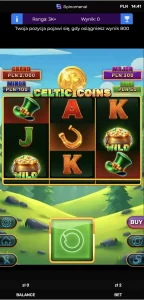 Gra Celtic Coins na stronie kasyna Millioner