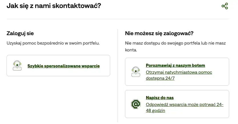 Metody kontaktu z obsługą klienta w Neteller