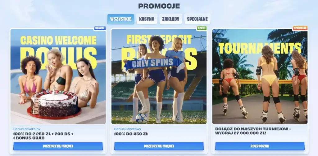 Przegląd promocji kasyna OnlySpins dla aktywnych użytkowników