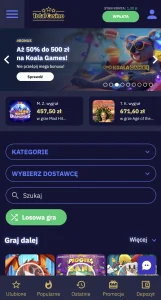 total casino widok mobilny