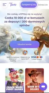 tsars strona główna wersja mobilna