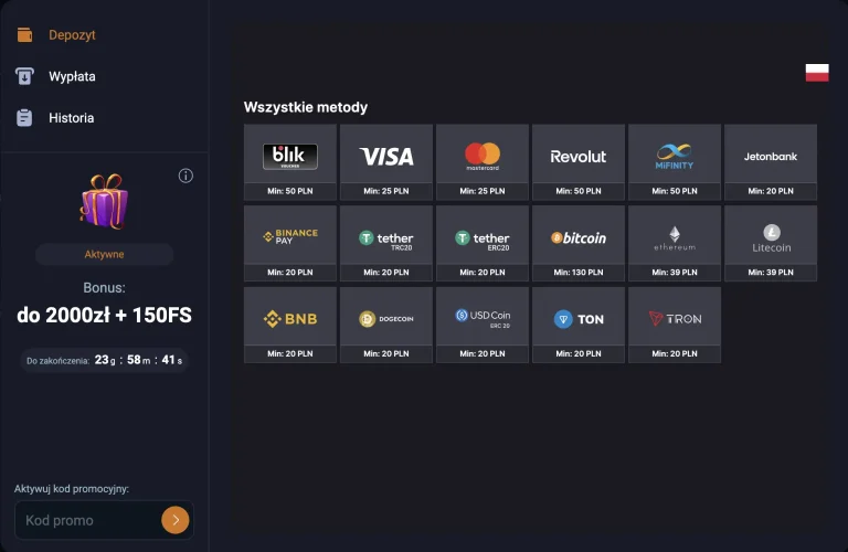 vox metody płatności